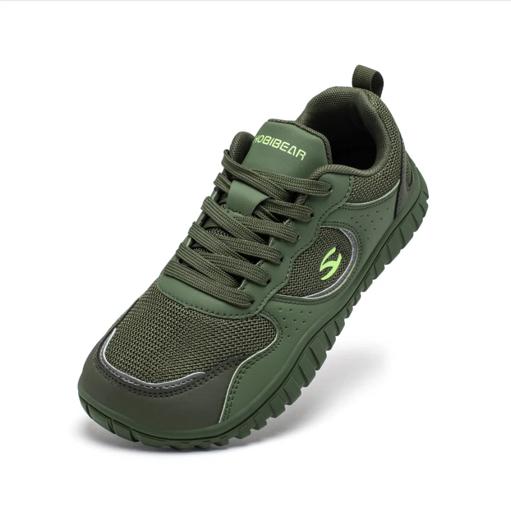 Unisex Wide Toe Sneakers | Comfortable Lace Up Walking Shoes