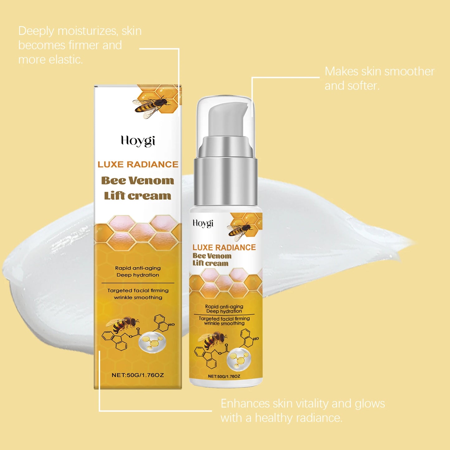 Bee Venom Cream for Anti-Aging | Firming & Nourishing Moisturizer