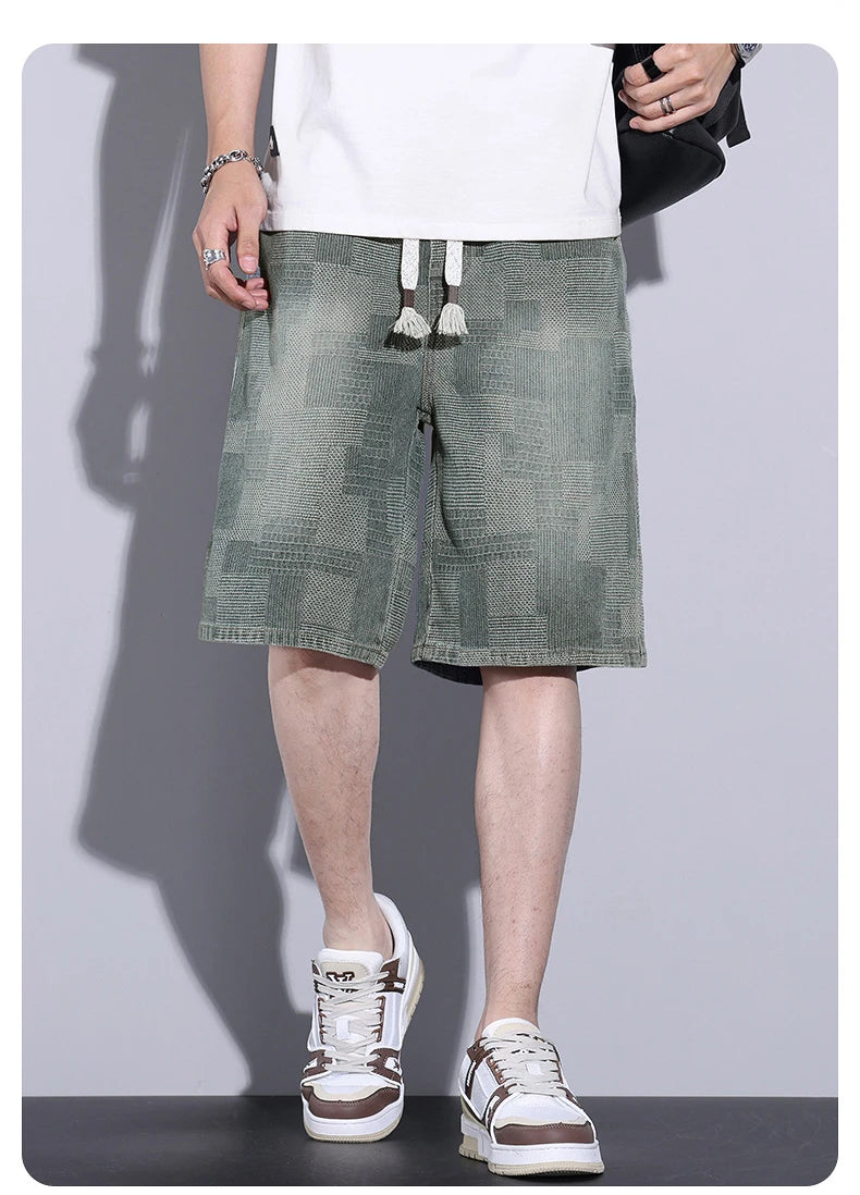 Casual Men's Baggy Denim Shorts | Summer Fashion Streetwear