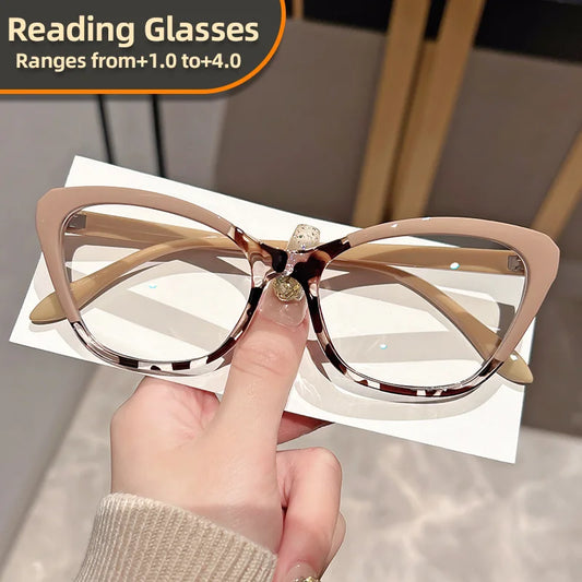 Chic Cat Eye Reading Glasses for Women | Stylish Clear Lens Eyewear