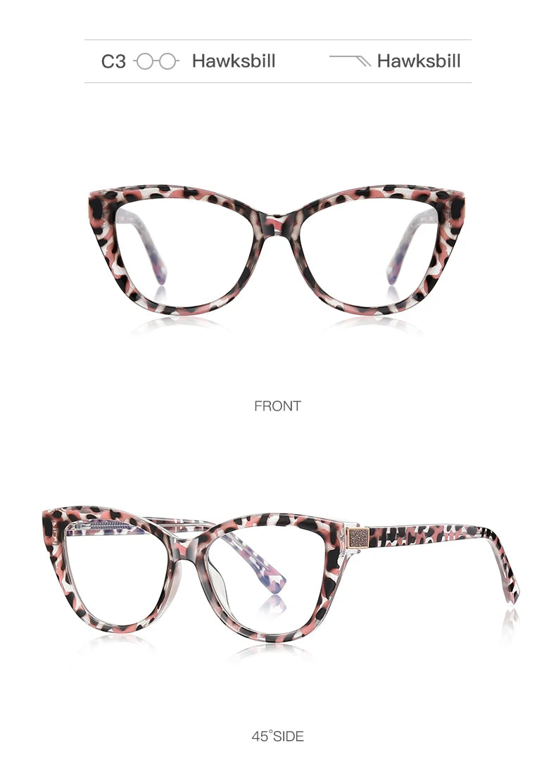 Stylish Cat's Eye Women's Anti-Blue Light Reading Glasses