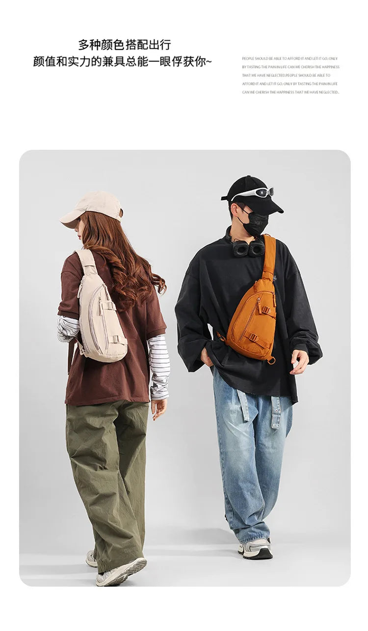 Multifunctional Lightweight Chest Bag for Casual Travel & Sports