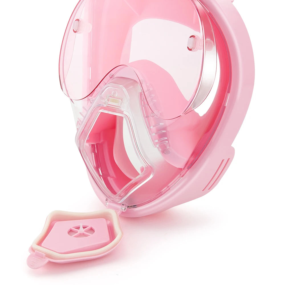 Kids Full Face Snorkel Mask | 180° Panoramic Design for Fun