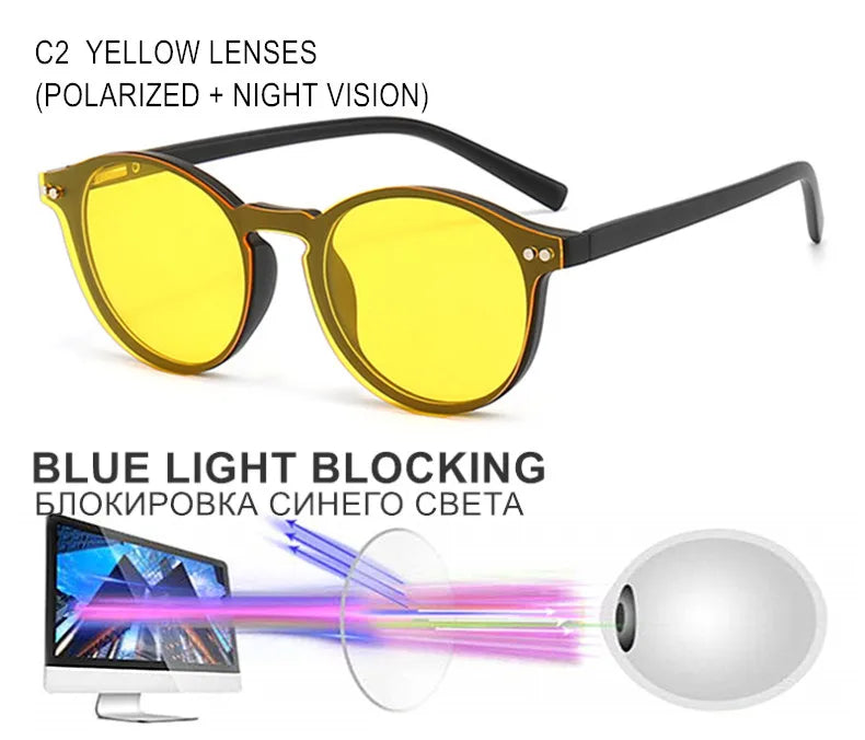 Custom Myopia Glasses with Polarized Clips | Stylish Vision Solution