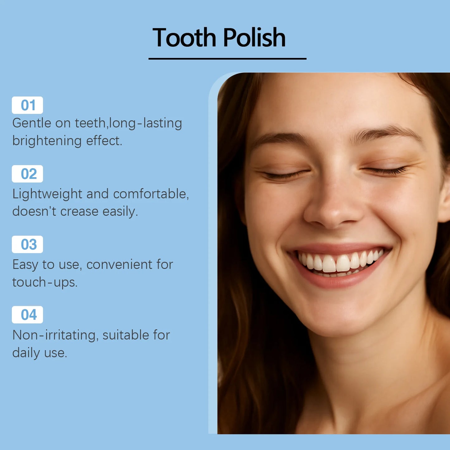 Gentle Daily Teeth Cleaner | Stain Removal & Odor Reduction