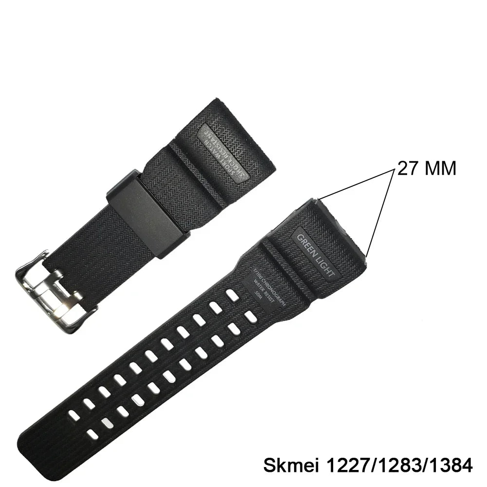 Durable PU/Rubber Watch Bands | Adjustable & Stylish Strap Upgrade