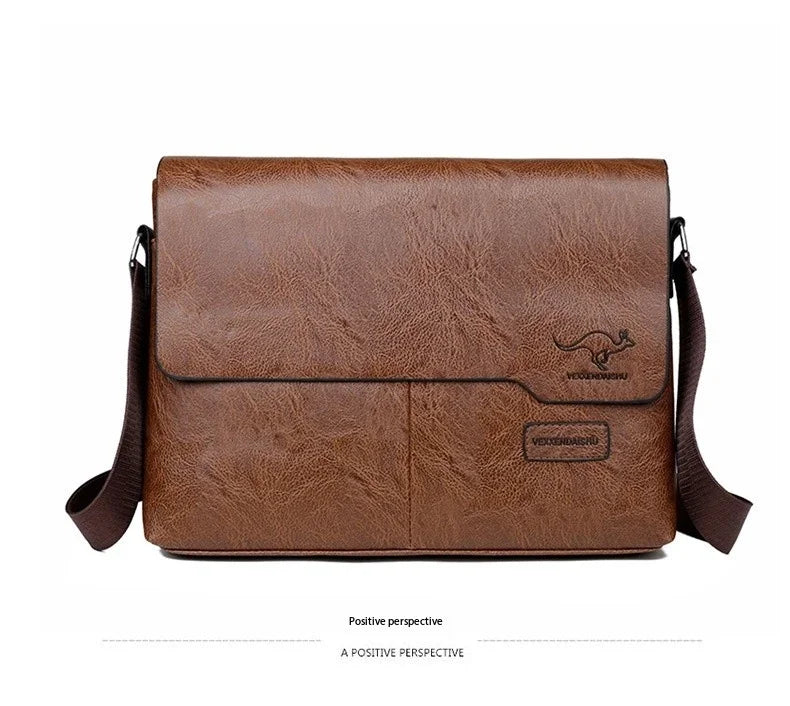 Stylish PU Leather Business Shoulder Bag | Ideal for Professionals