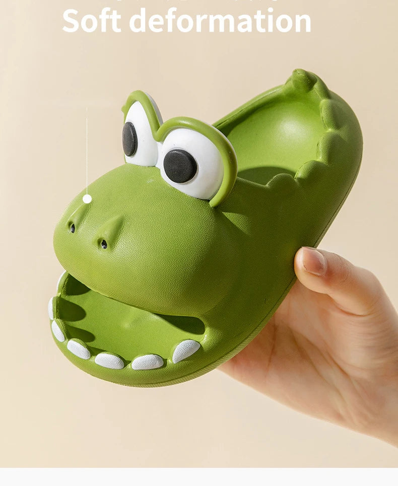 Dinosaur Kids' Slippers | Fun Non-Slip Indoor Sandals