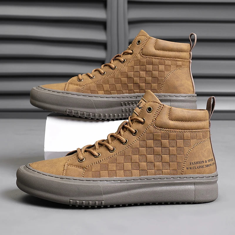 Men's Versatile Casual Sports Shoes | Retro Mid-Top Style