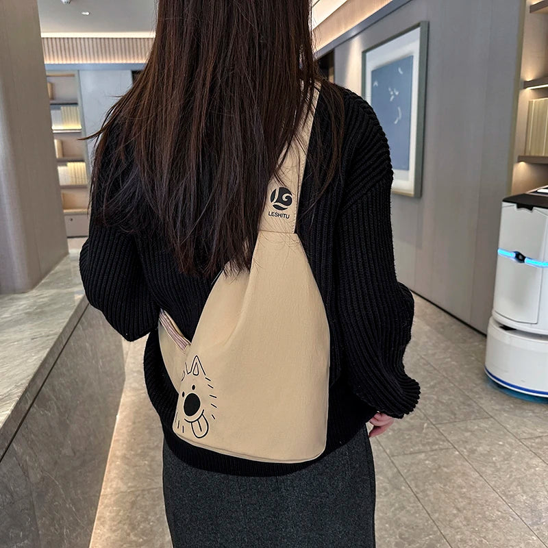 Cartoon Chest Sling Bag for Women | Versatile Crossbody Daypack