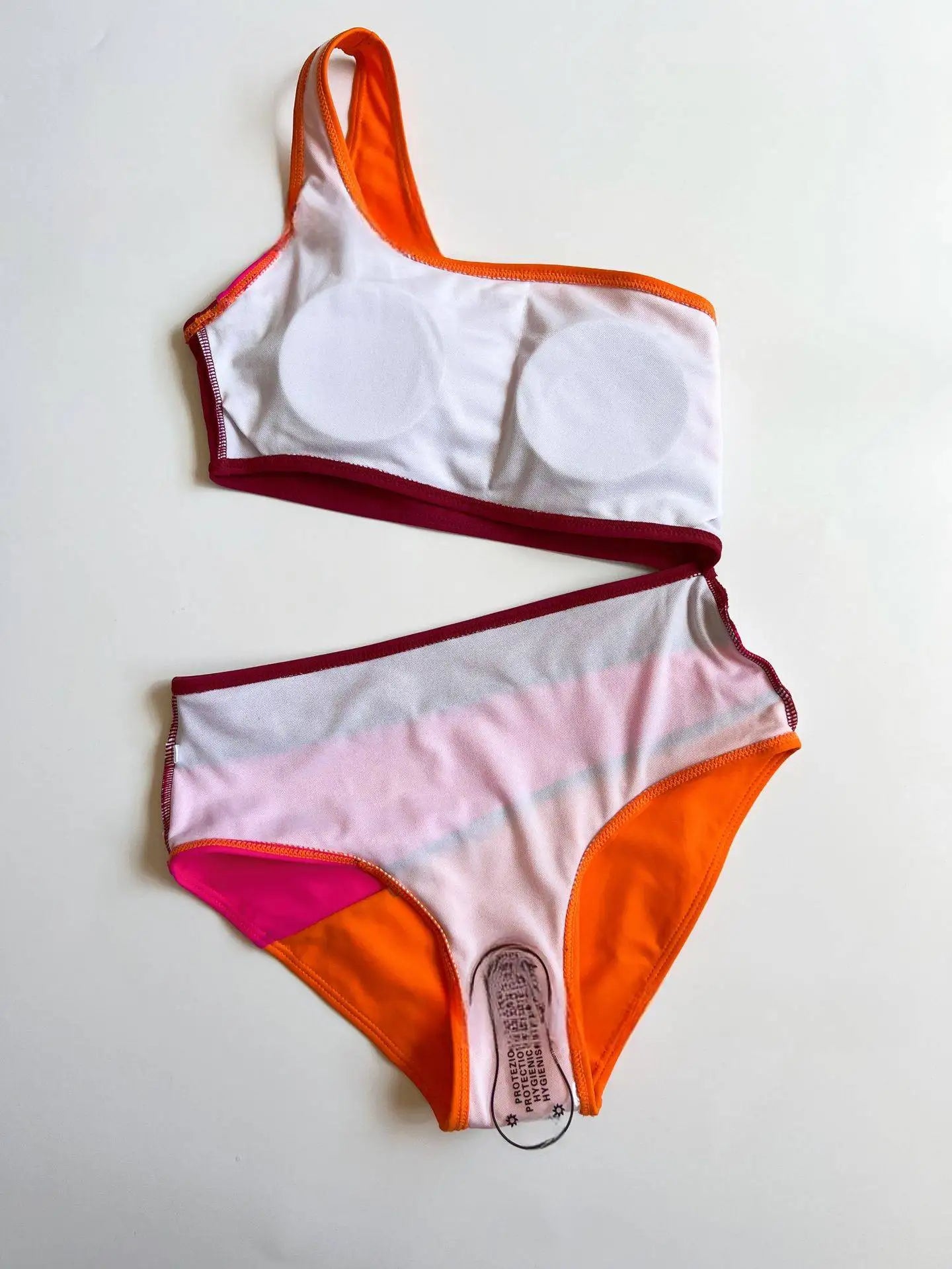 Women's Colorblock One-Piece Swimsuit | Stylish Summer Beachwear