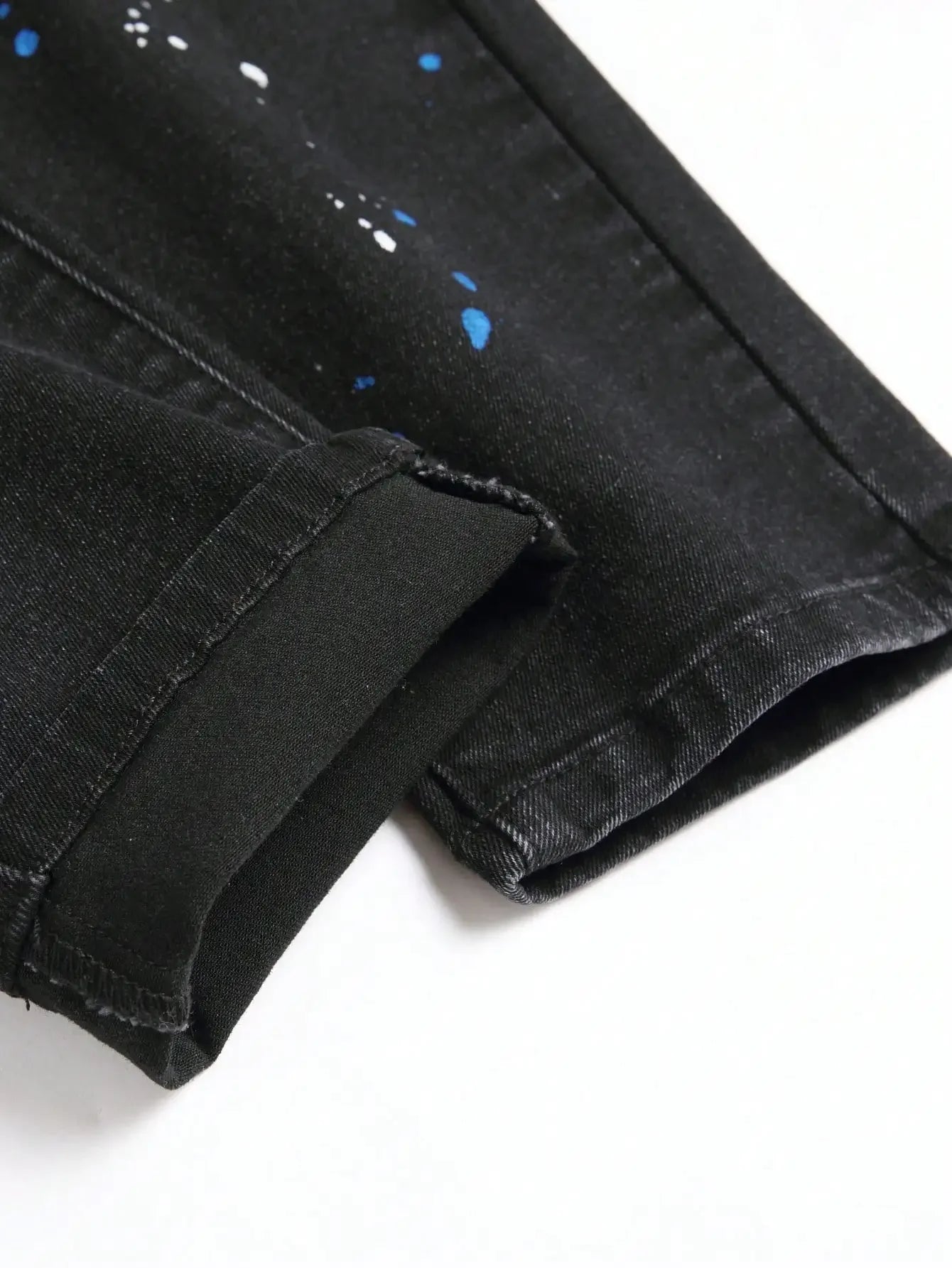 Men's Stretchy Slim Fit Ripped Denim Jeans | Casual Hip Hop Trousers