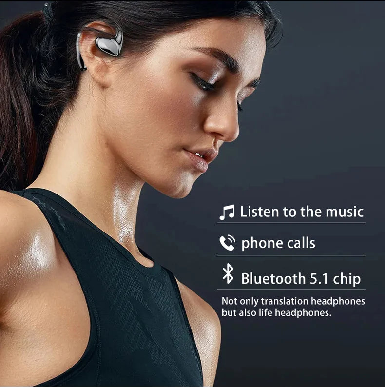 Wireless Language Translator Earbuds | High Accuracy & 144 Languages