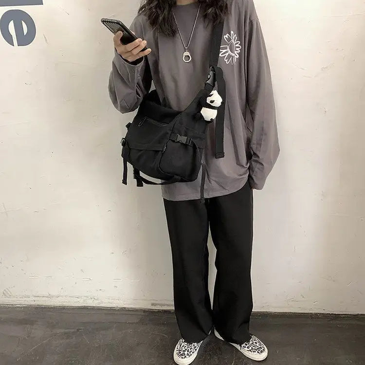 Stylish Canvas Crossbody Bag for Women | Versatile Messenger Purse