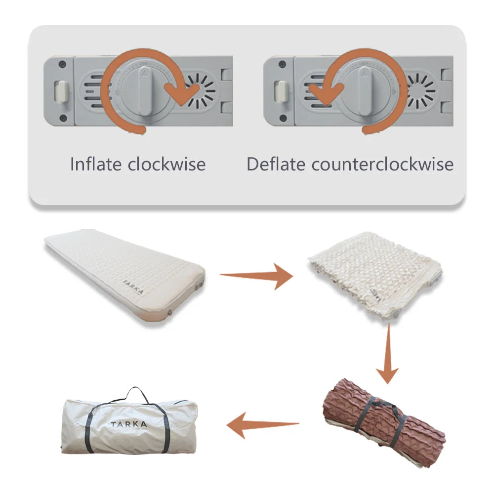 Portable Self-Inflating Sleep Pad | Ideal Camping Mat for Travelers