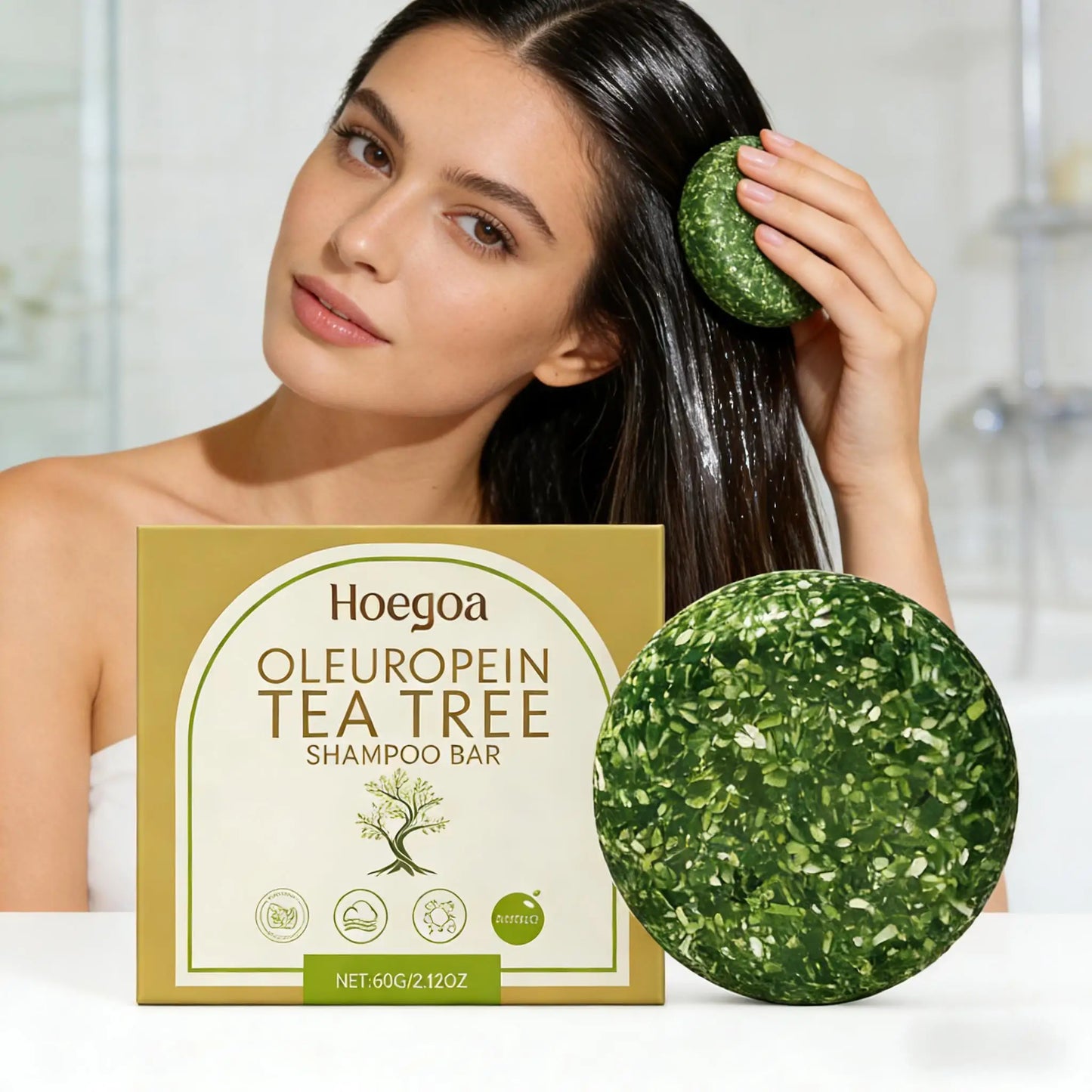 Tea Tree Oil Shampoo for Dandruff Removal & Scalp Care