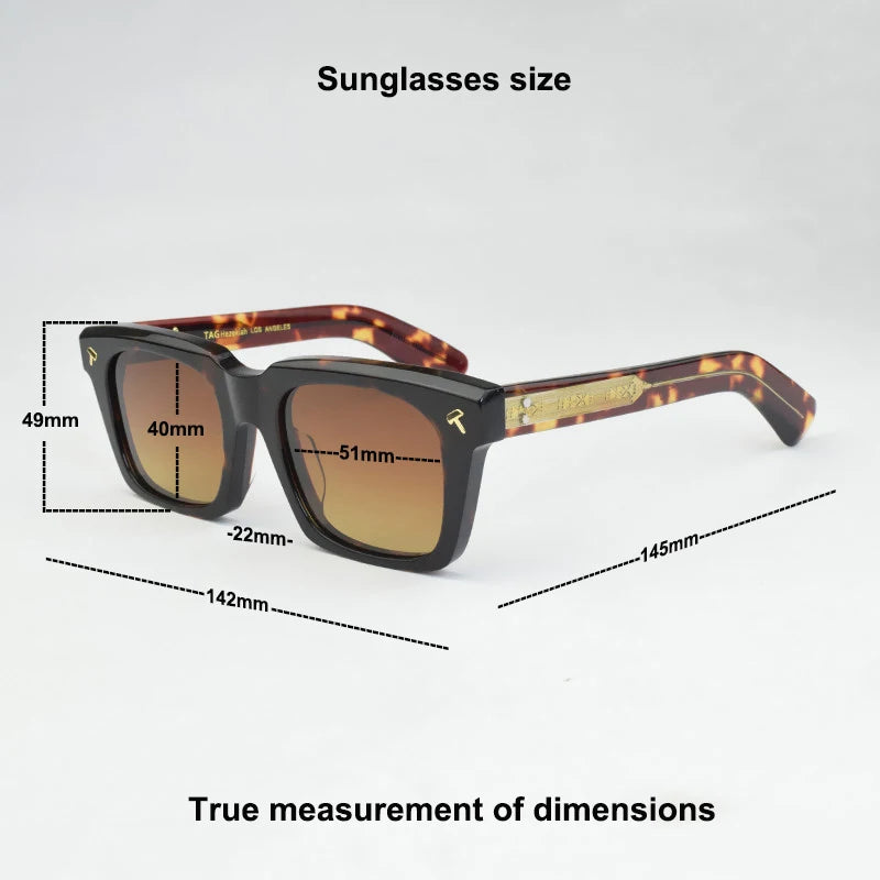 Men's Vintage Acetate Sunglasses | UV400 Stylish Eyewear