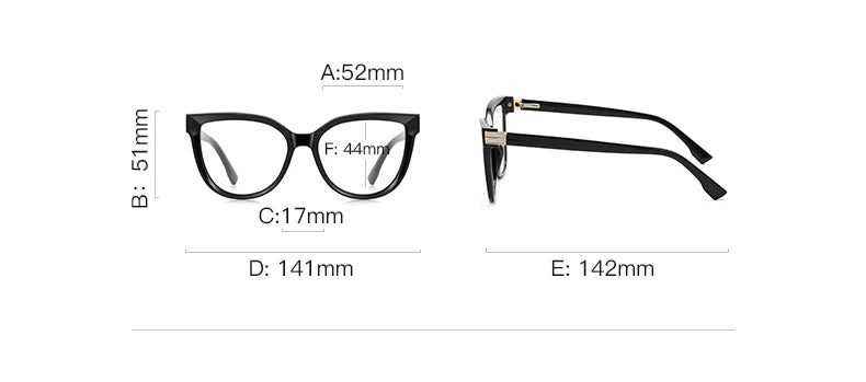 Large Frame Cat's Eye Butterfly Reading Glasses for Women | Stylish Design