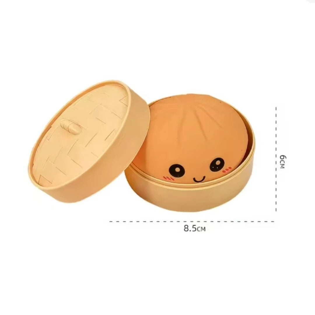 Dumpling Squishy Stress Ball | Soft Silicone Anti-Stress Toy