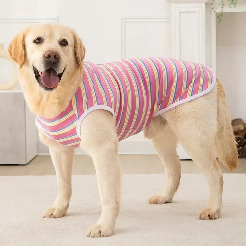 Summer Sleeveless Vest for Medium and Large Dogs | Comfortable Pet Pajamas