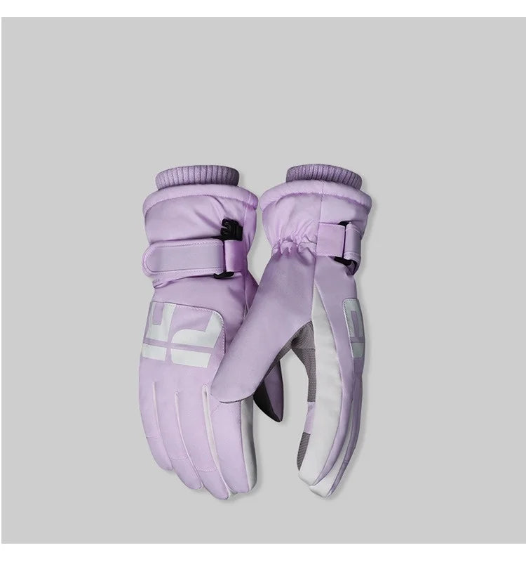 Professional Winter Skiing Gloves | Warm Waterproof Mittens