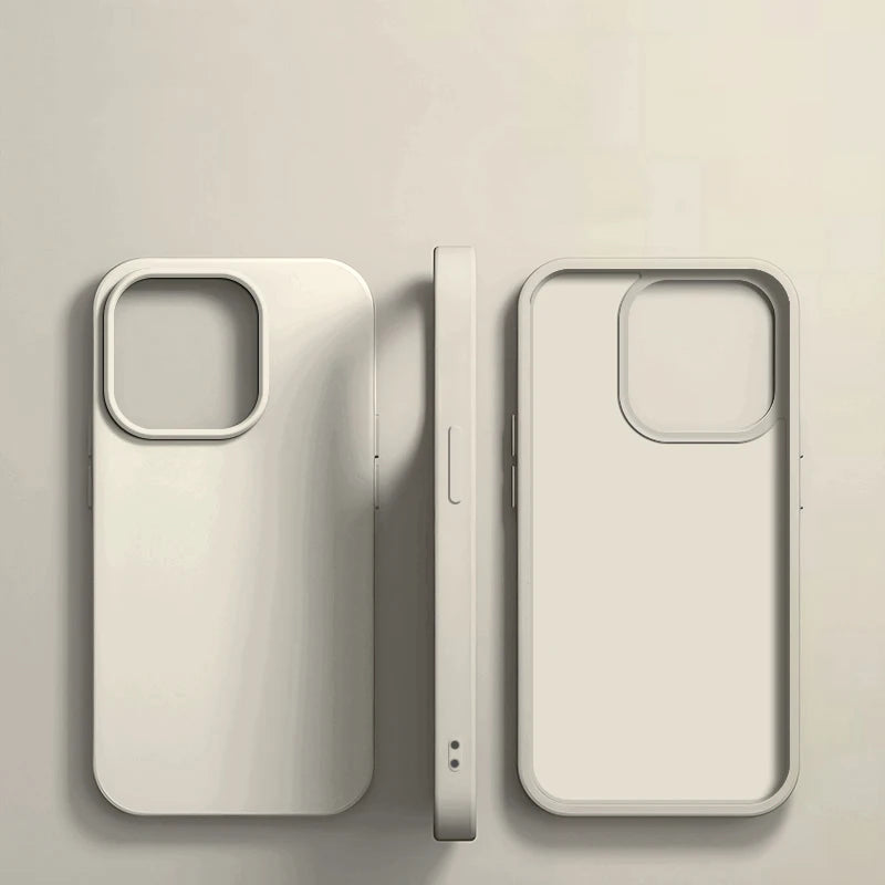 Luxury Liquid Silicone Phone Case for iPhone 11-16 Pro Max & Plus