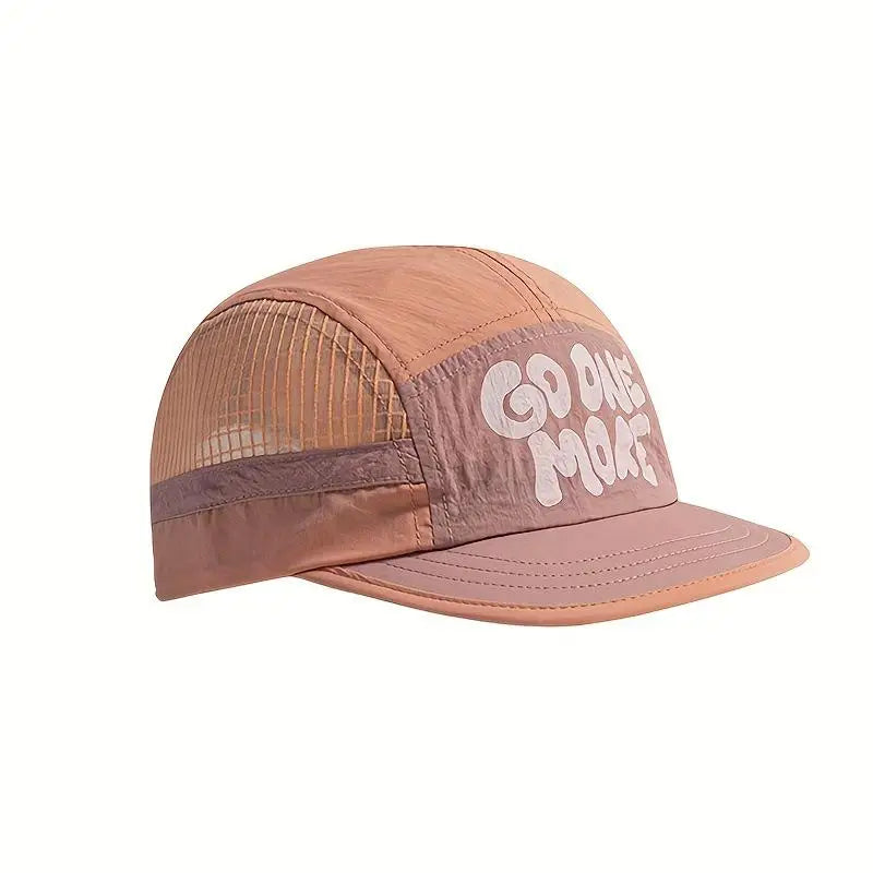 Short Brim Baseball Cap Japanese Fashion Adjustable Quick Drying UV Protection Hat for Outdoor Activities