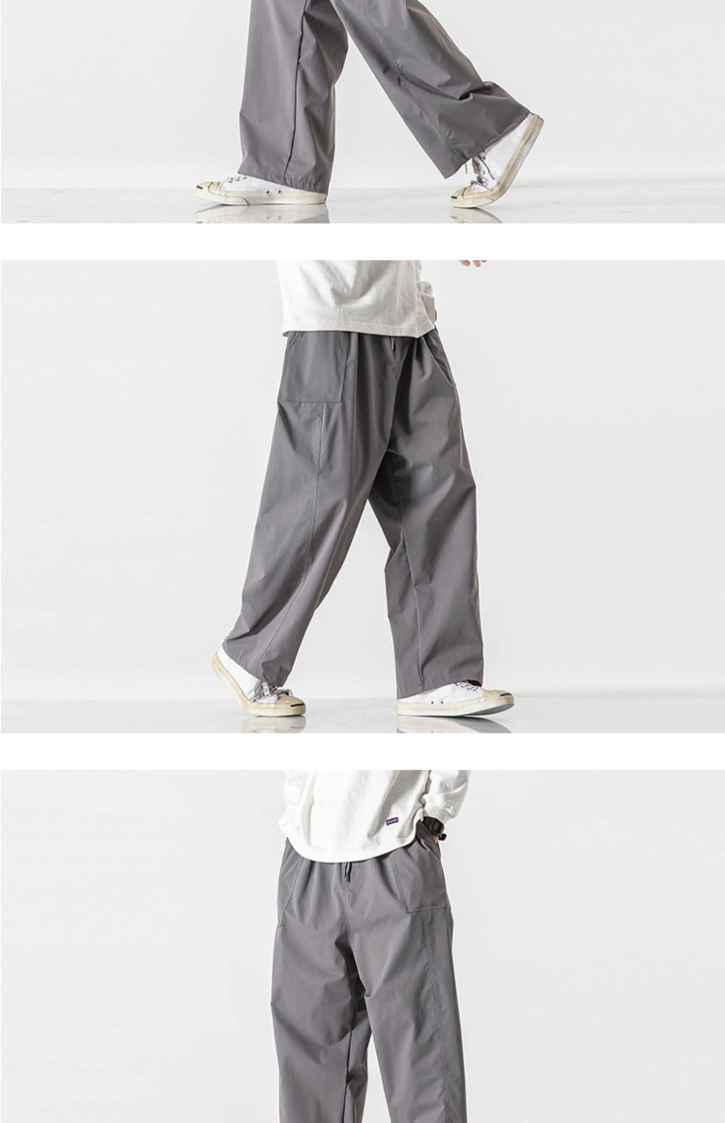Men's Casual Wide Leg Pants | Lightweight Thin Joggers