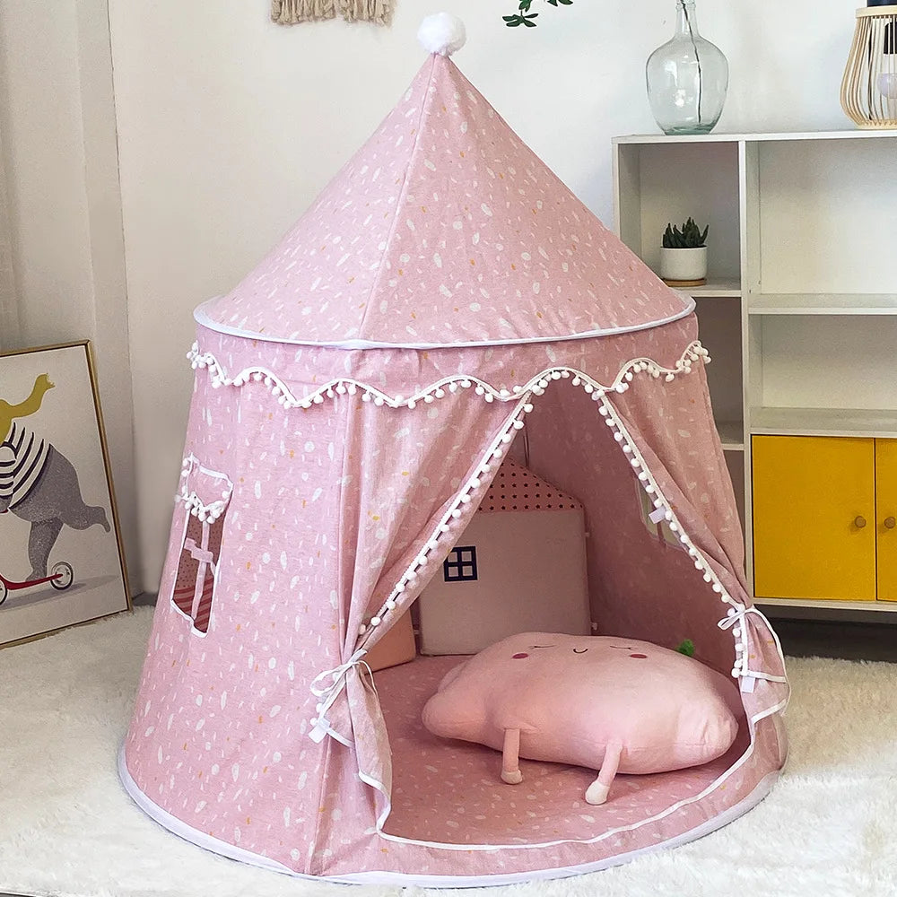 Large Folding Toy Tent for Kids | Perfect Playhouse Castle