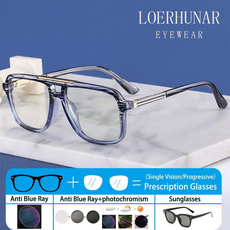 Fashion Retro Reading Glasses | Anti Blue Light Prescription Eyewear