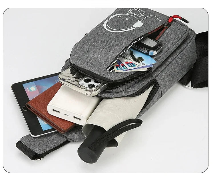 Stylish Casual Chest Bag for Men | Versatile Crossbody Backpack