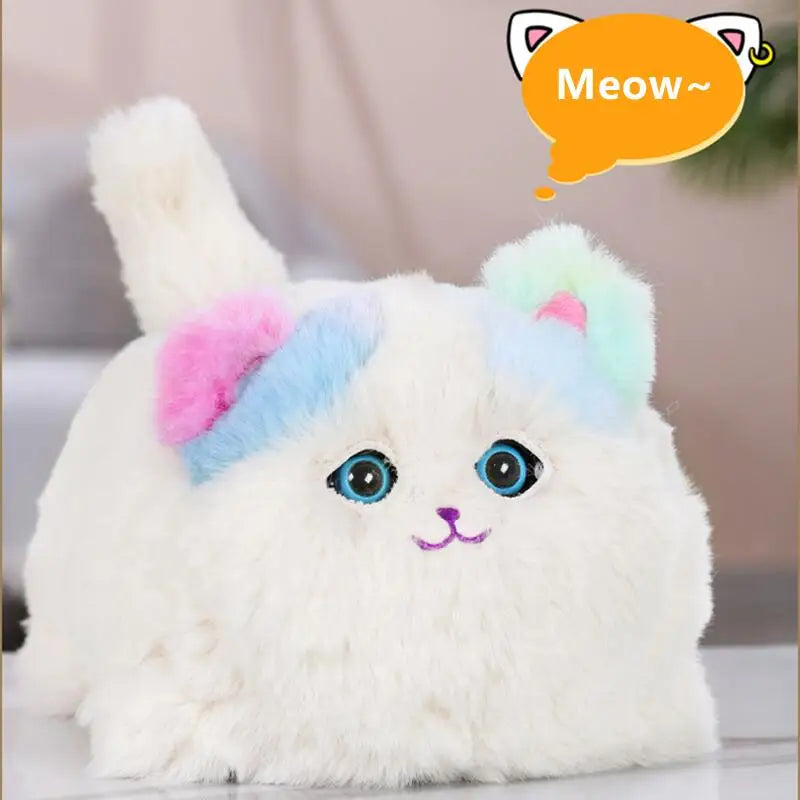 Interactive Plush Cat Dog Toy | Speak & Hug for Kids