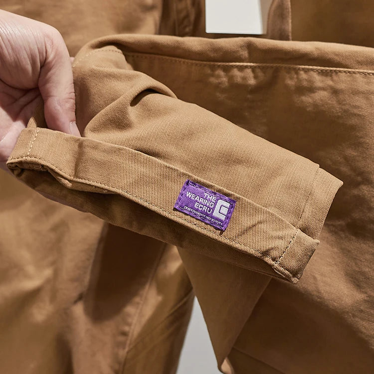 Men's Casual Tapered Cotton Cargo Pants | Stylish and Comfortable