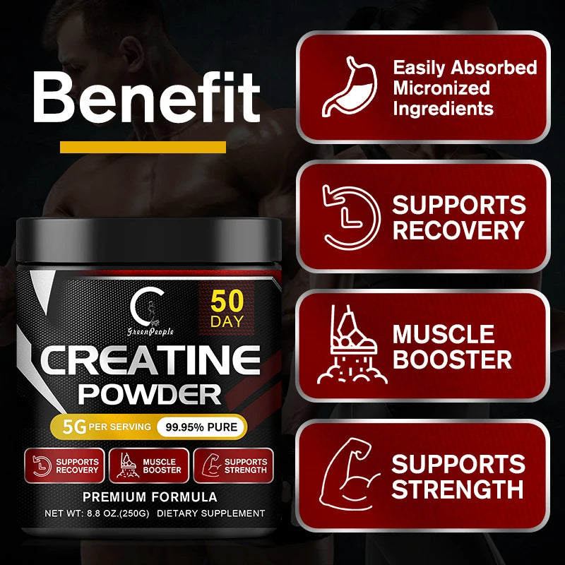 Creatine Monohydrate Powder | Muscle Recovery & Growth Supplement
