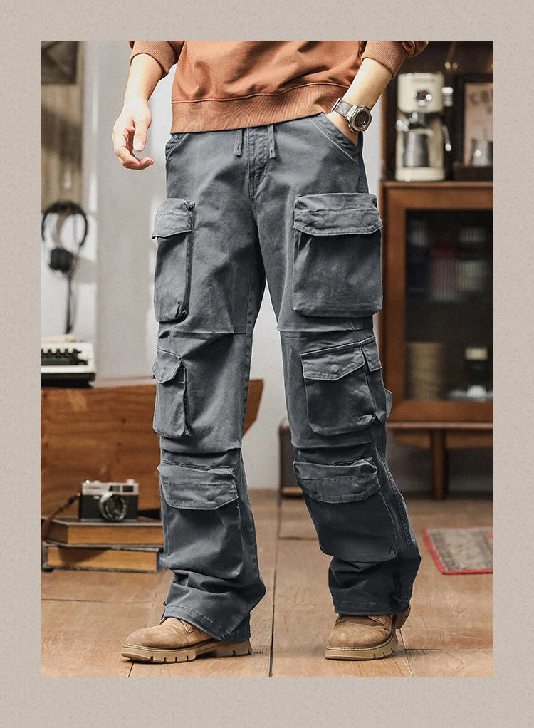 Versatile Men's Cargo Jogger Pants for Outdoor Adventures