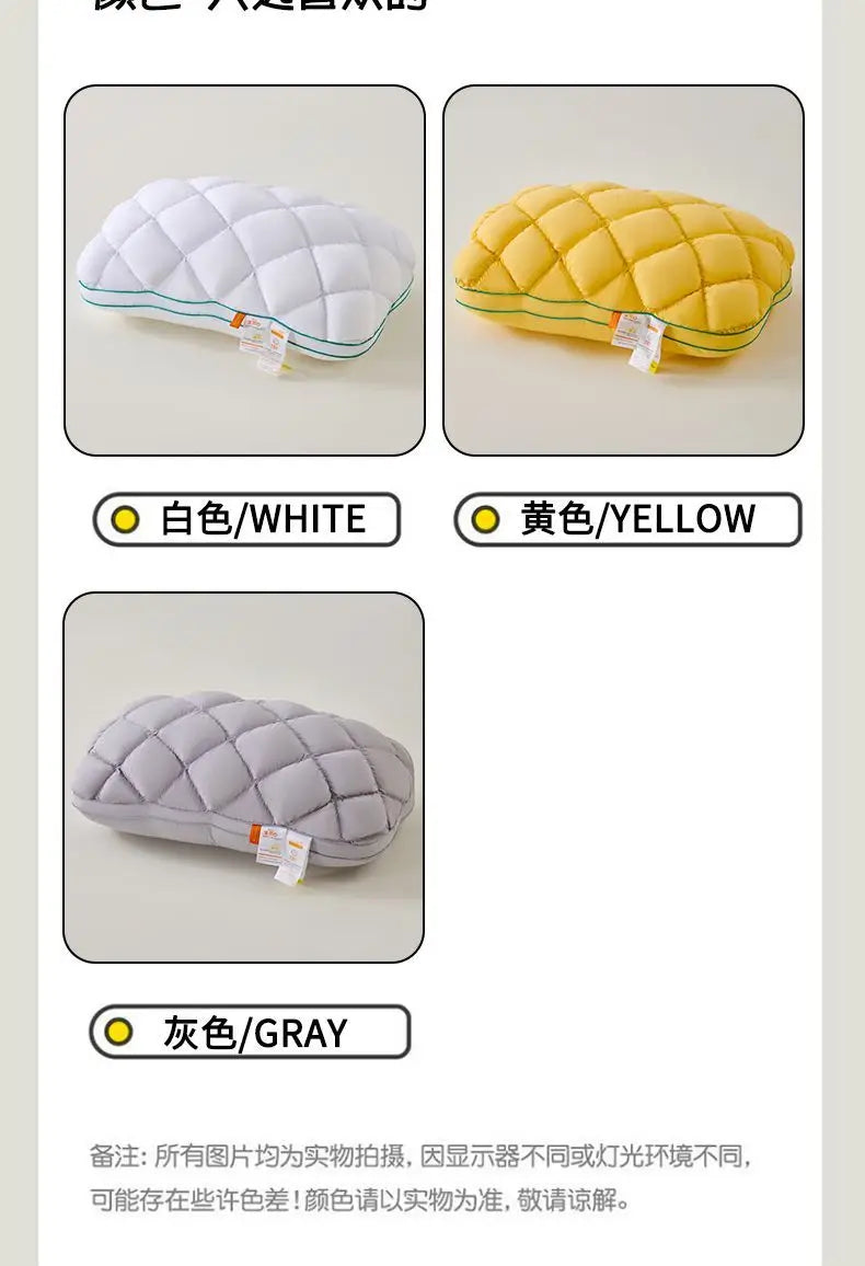 Soft Pineapple Bread Pillow | Fluffy Neck Support for Sleep