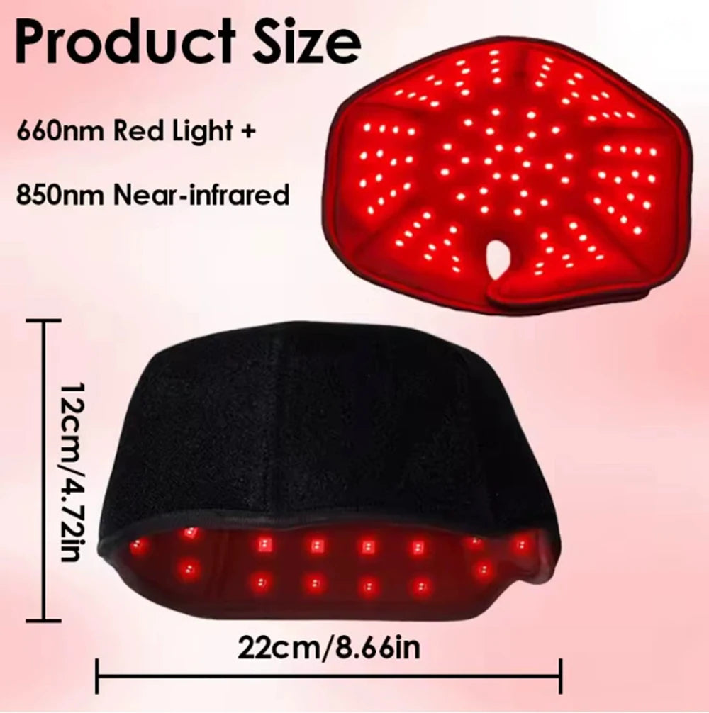 Near Infrared Red Light Therapy Cap for Hair Growth & Relaxation