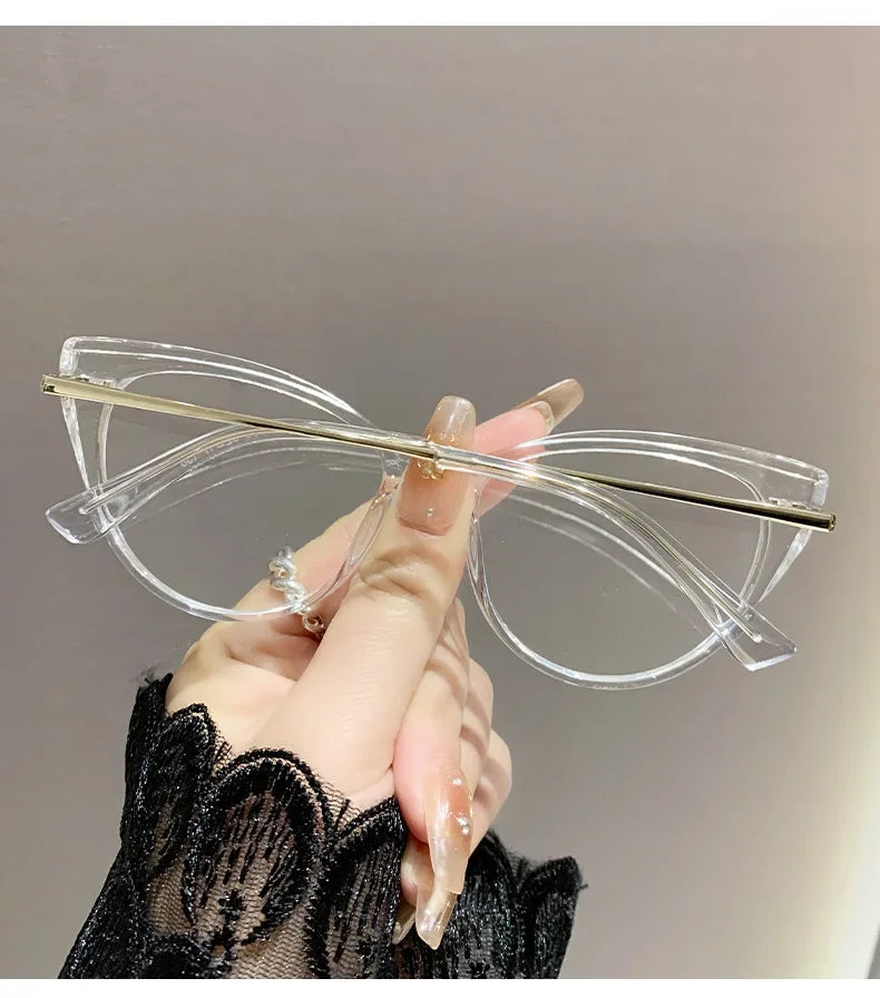 Stylish Cat Eye Myopia Glasses | Anti Blue Light Protection