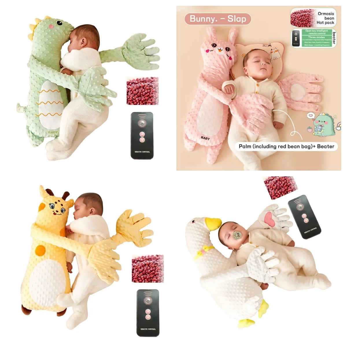 Gentle Patting Remote Controlled Pacify Toy for Infants
