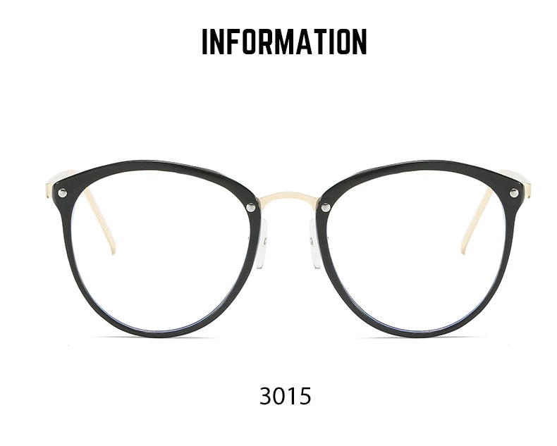 Stylish Anti-Blue Light Glasses | Round Metal Eyewear for All 2026