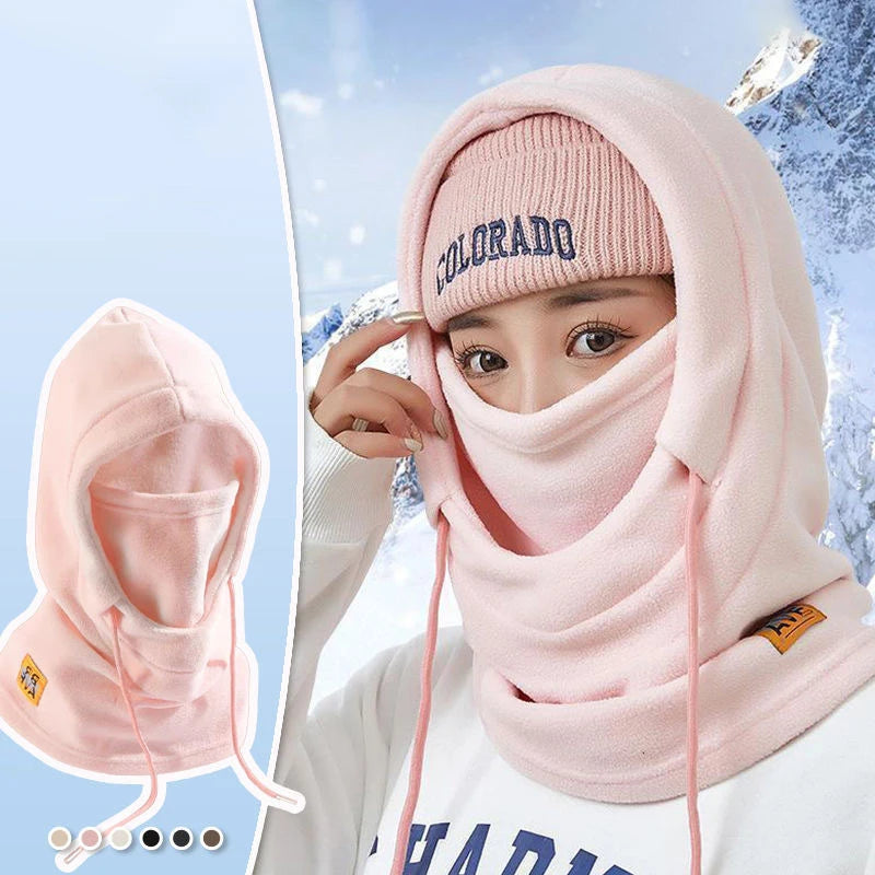 Unisex 4-in-1 Fleece Balaclava Winter Hat | All-Weather Protection