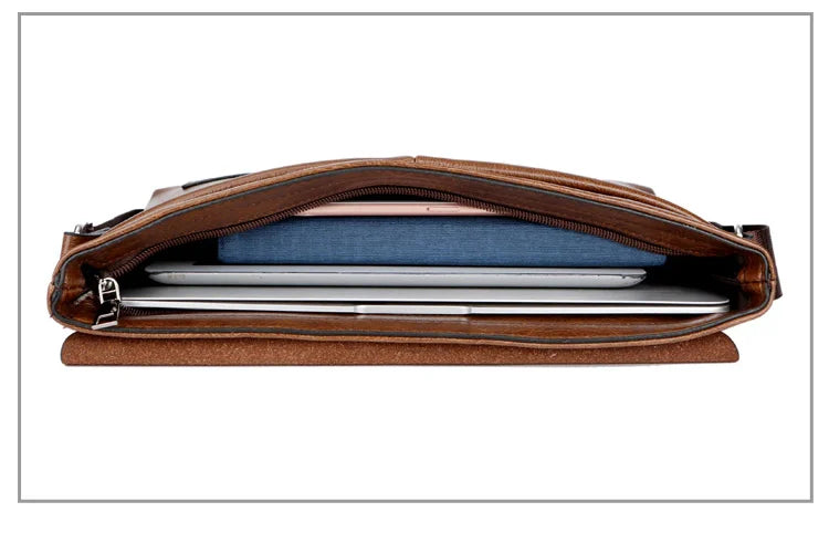 Stylish PU Leather Business Shoulder Bag | Ideal for Professionals