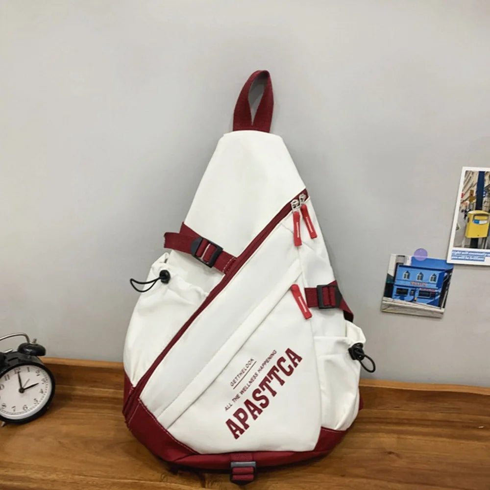 Trendy Portable Nylon Crossbody Bag for Travel & Sports