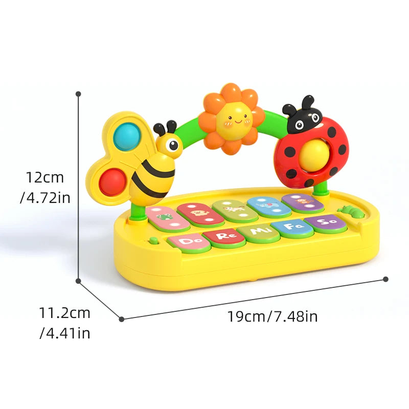 Interactive Baby Piano Toy | Light Up Musical Keyboard for Toddlers