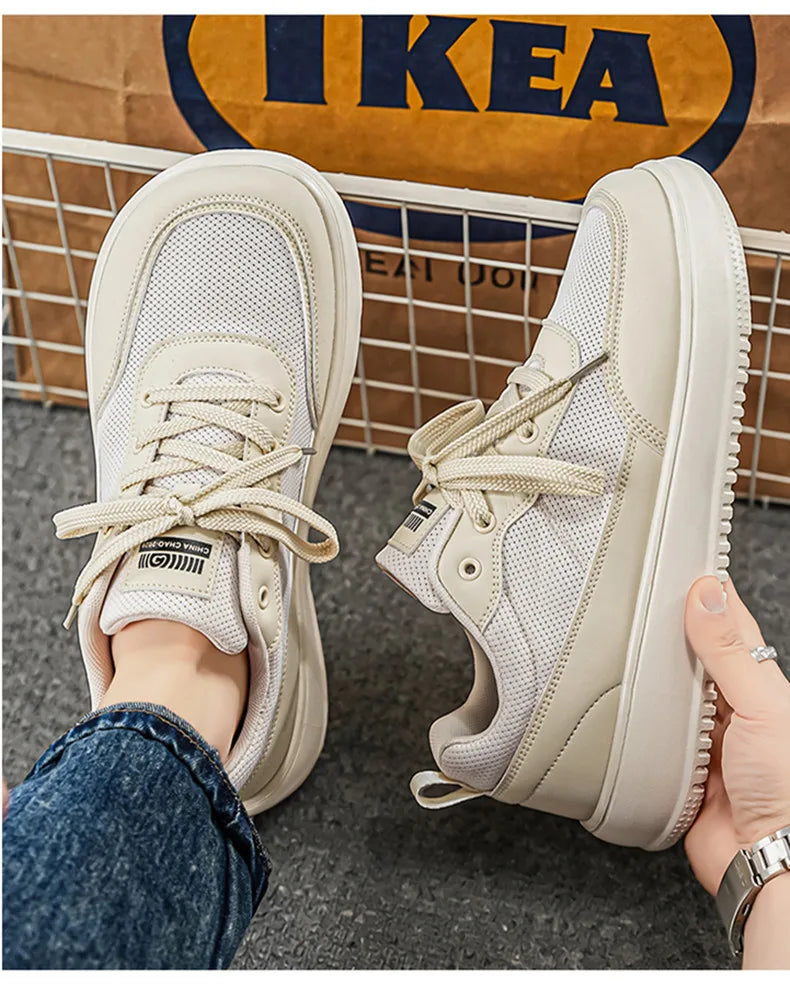 Men's Casual Wide Toe Shoes | Breathable and Comfortable Sneakers
