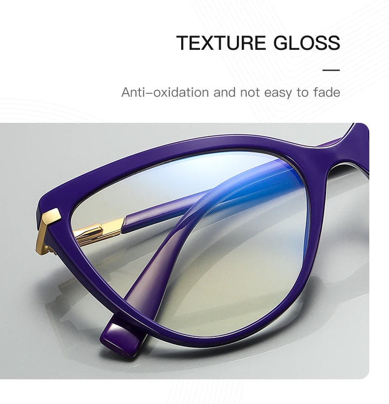 Chic Women's Cat Eye Prescription Glasses | Stylish & Functional