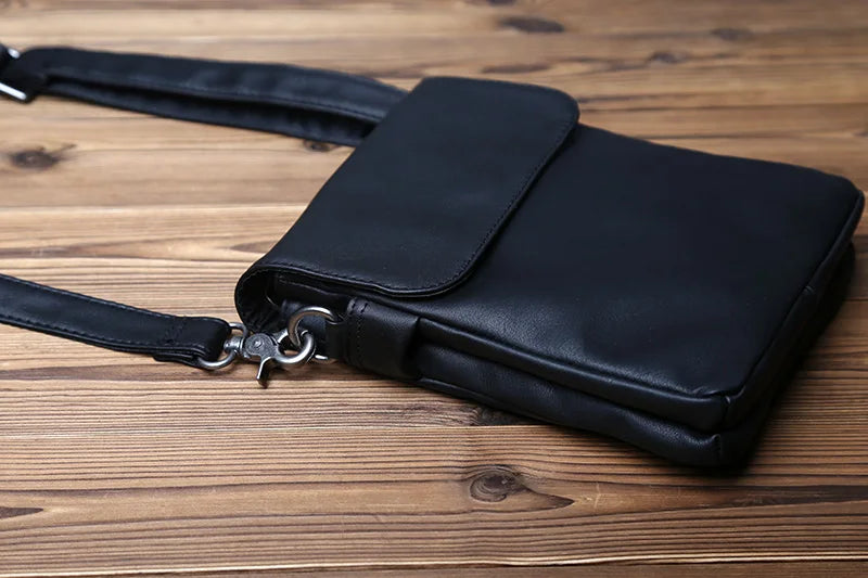 Genuine Leather Men's Shoulder Bag | Stylish & Functional Messenger