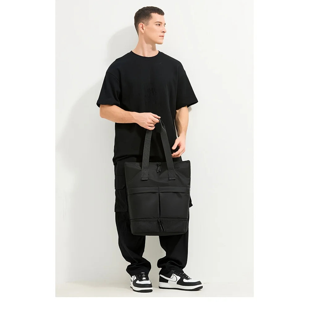 Large Capacity Men's Tote Bag | Versatile Casual Backpack Handbag