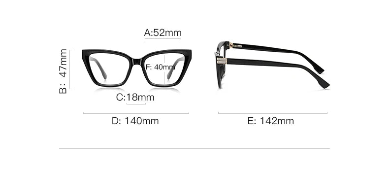 Chic Cat Eye Anti-Blue Light Reading Glasses for Women