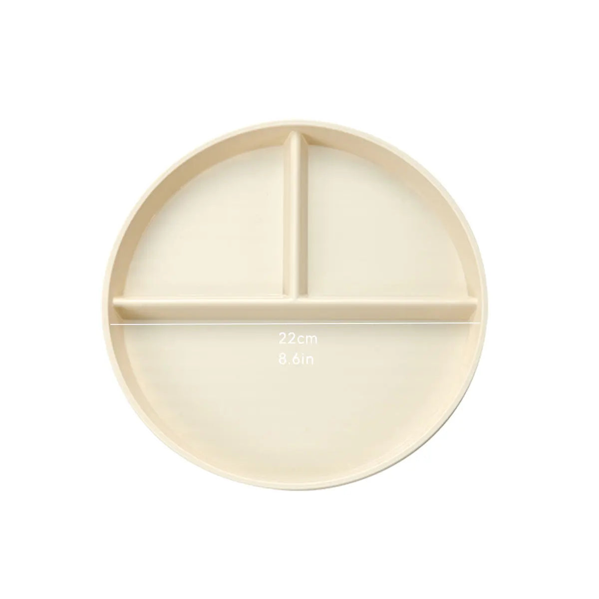 Kid-Friendly Reusable Divided Salad Plate | Fun Mealtime Solution
